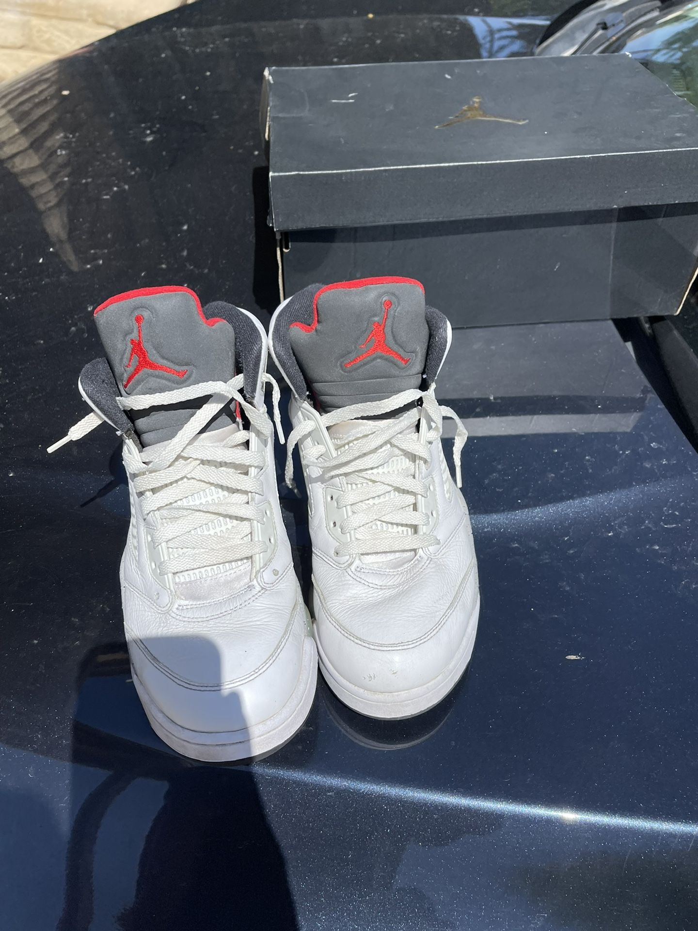 Nike Air Jordan Retro 5 White Cement Size 10.5