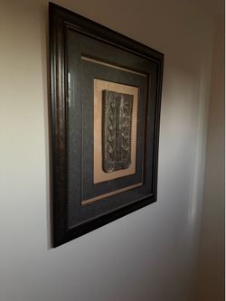 Wall art with frame