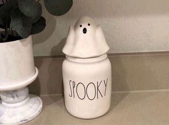 Rae Dunn Halloween decor