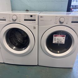 LG front load washer and electric dryer 20% Off