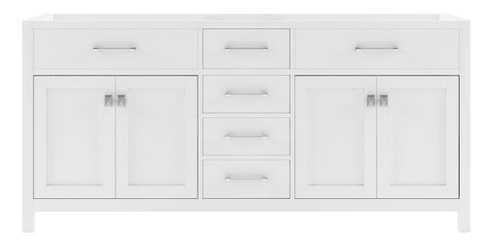 72" white bathroom vanity with countertop