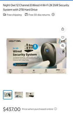 Night Owl wired security cameras