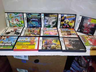 Nintendo DS Box/ Manual Only No Game Pokémon Mario Kart Yoshis Island Kirby And More