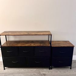 Dreeser/TV Stand/Entertainment Center And Matching Night Stand