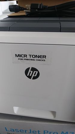 HP check printing printer New with Magnetic toner for check printing New