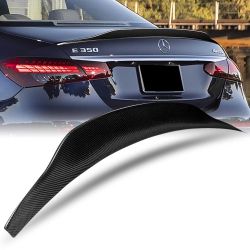 For 2017-2023 Mercedes E-Class W213 PSM-Style Carbon Fiber Rear Trunk Spoiler -(2-SPC-6233-CF