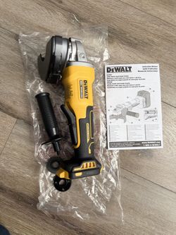 DEWALT 20-Volt MAX Cordless Brushless 4-1/2 in. Angle Grinder with Slide Switch (Tool Only)