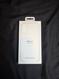 Apple iPhone 17 silicon case clear color