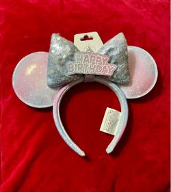 Disney park 2026 Happy Birthday Ears Headband New