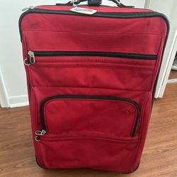 Red Suitcase Luggage XL