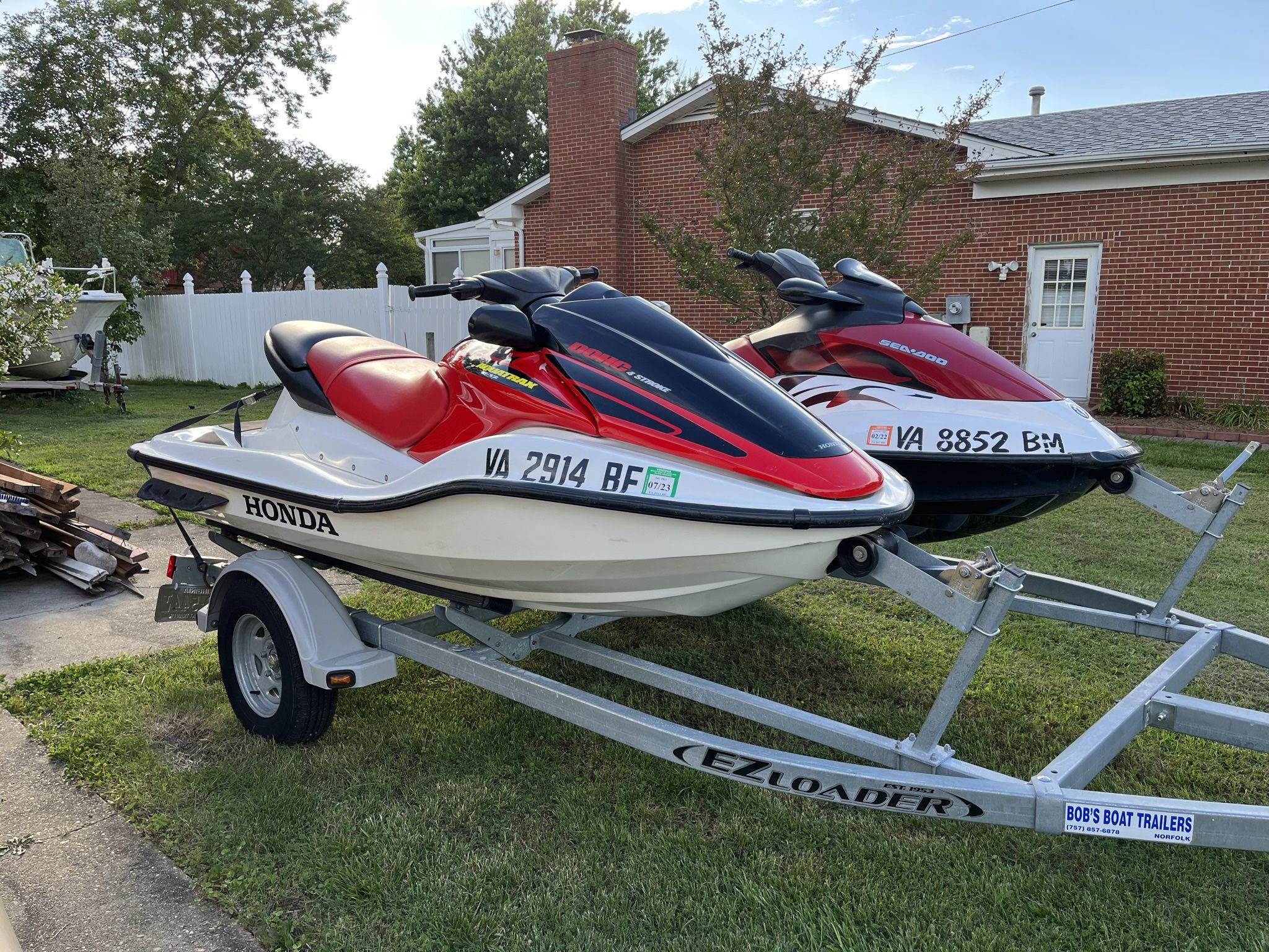 2 Jet ski’s And Trailer!!
