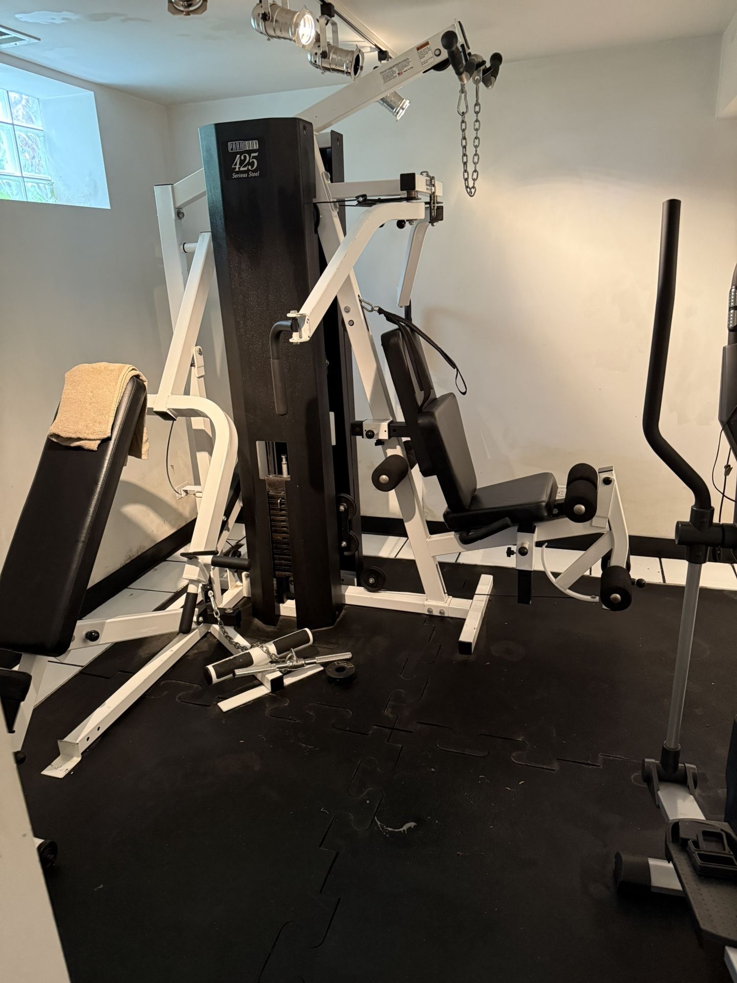 exercise chart parabody 350 serious steel home gym