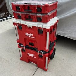 Milwaukee Packout Tool Boxes And Cooler 