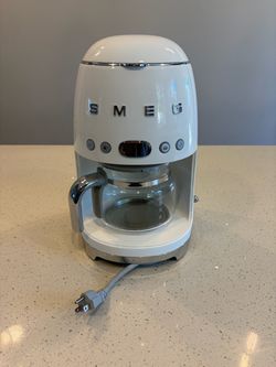 Smeg Drip Coffee Maker White CLEAN BARELY USED