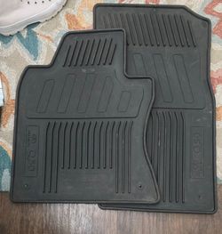 Infiniti Q50 front rubber all weather mats.