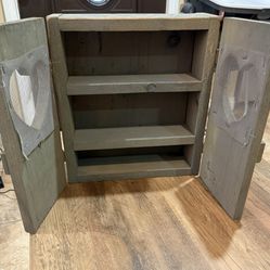 Rustic Wood Cabinet
