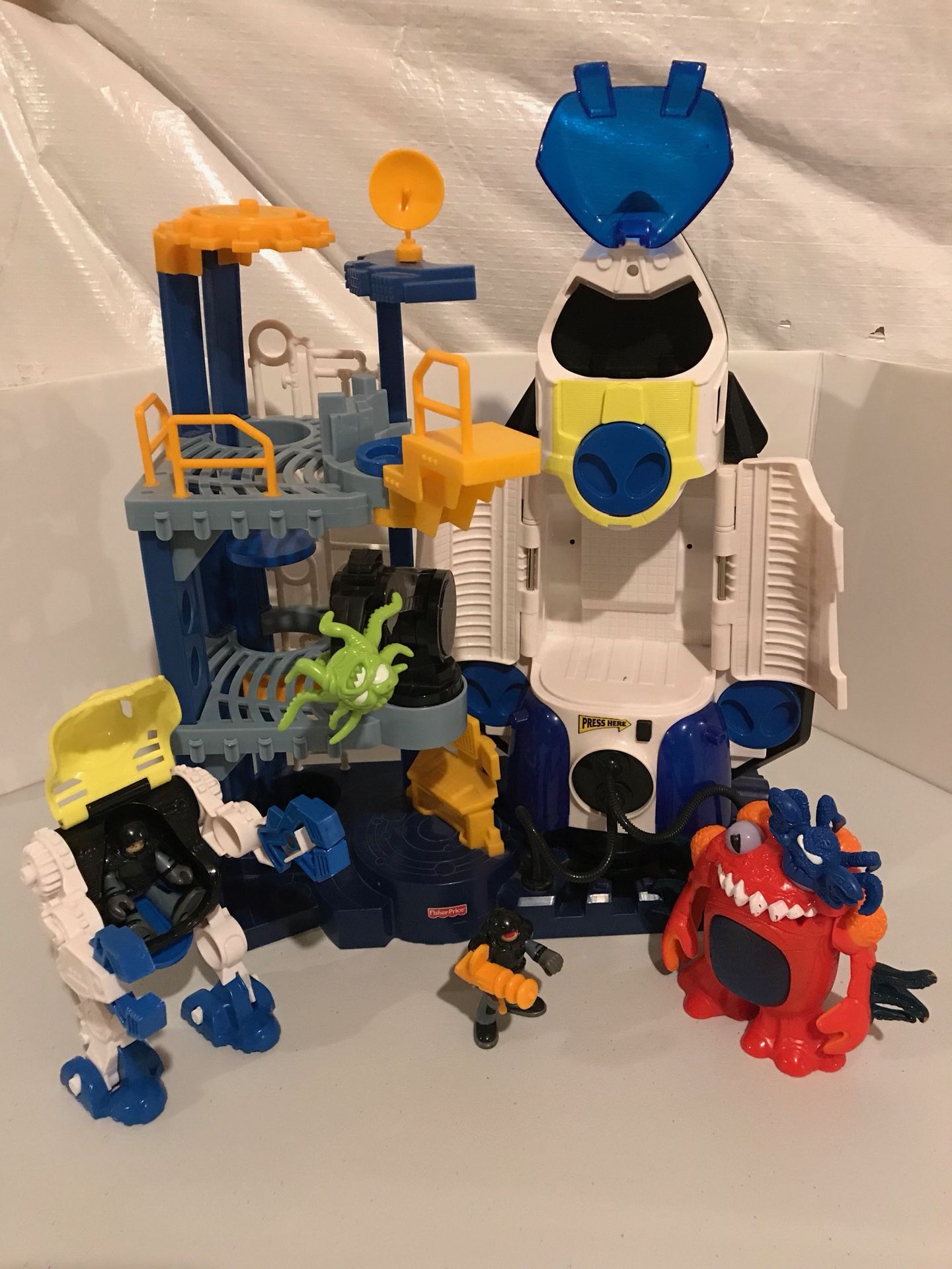 Fisher honeysuckle Price Imaginext Space Shuttle Tower