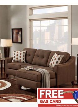 New Chocolate Sofa! Sectional couch and Loveseat set saves available