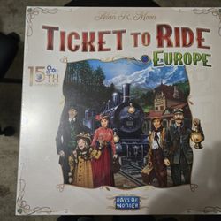 Ticket To Ride Europe- 15th Anniversary Edition - New