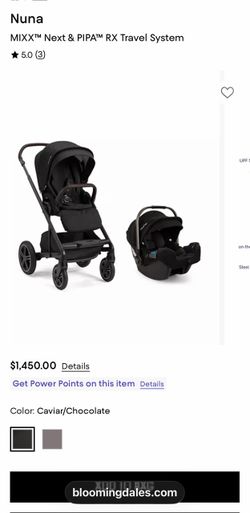 Nuna Mixx stroller and car seat