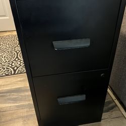 Black Filing Cabinet