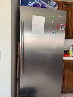 Frigidaire Stainless Steel Upright Freezer