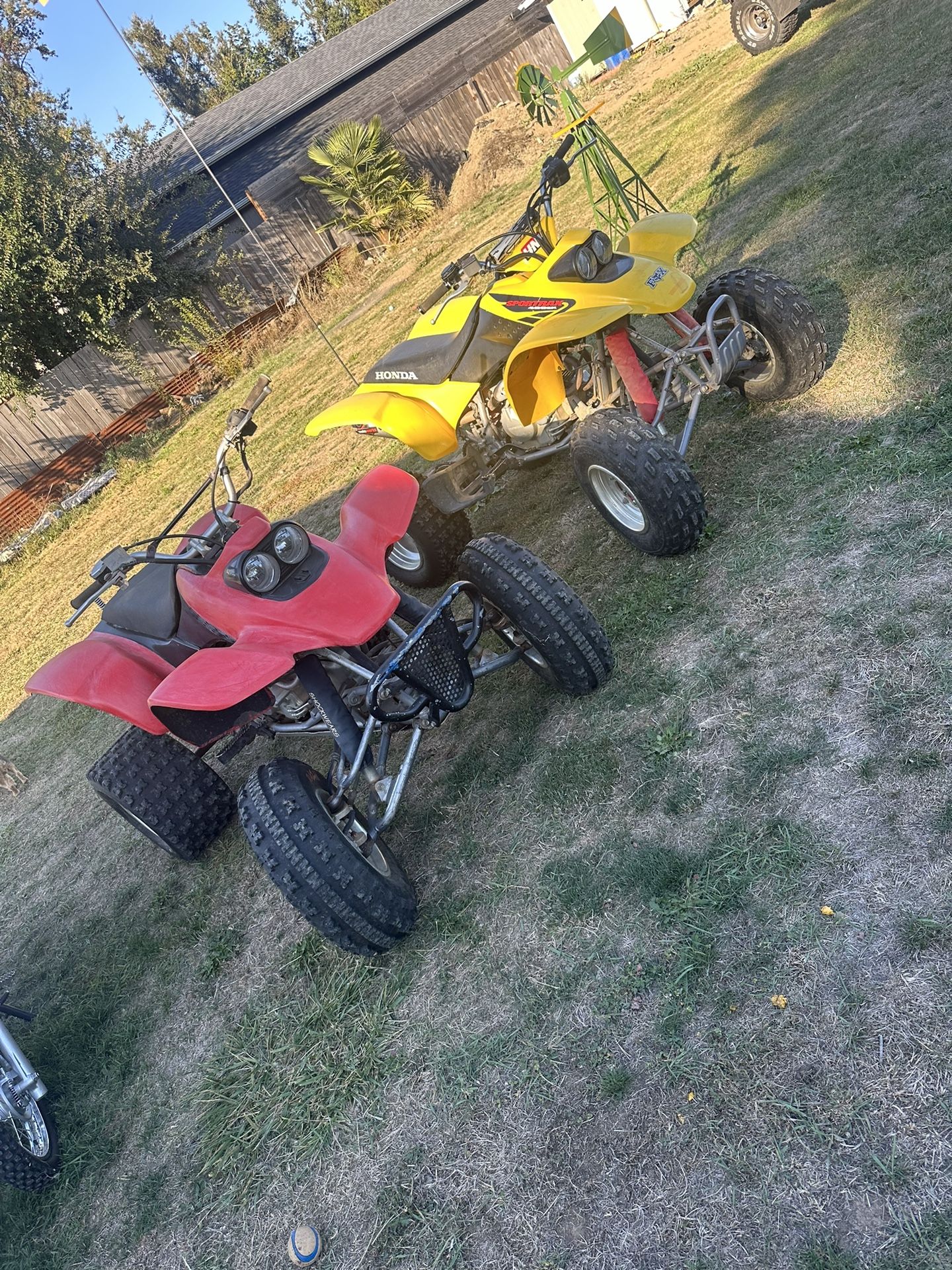Two 2003 Honda 400 Ex
