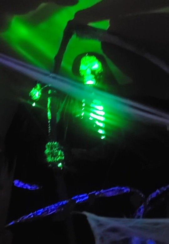 12 ft. Giant-Sized Animated LED Levitating Reaper