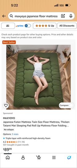 Futon twin mattress
