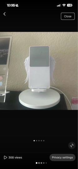 White Wireless Charging Stand