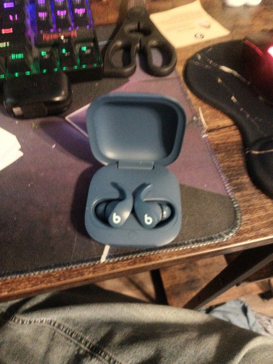 Grey Beats Fit Pro Headphones