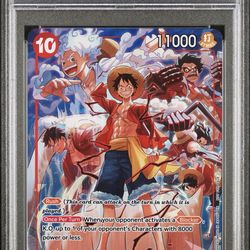 Luffy One Piece Day Dallas PSA10