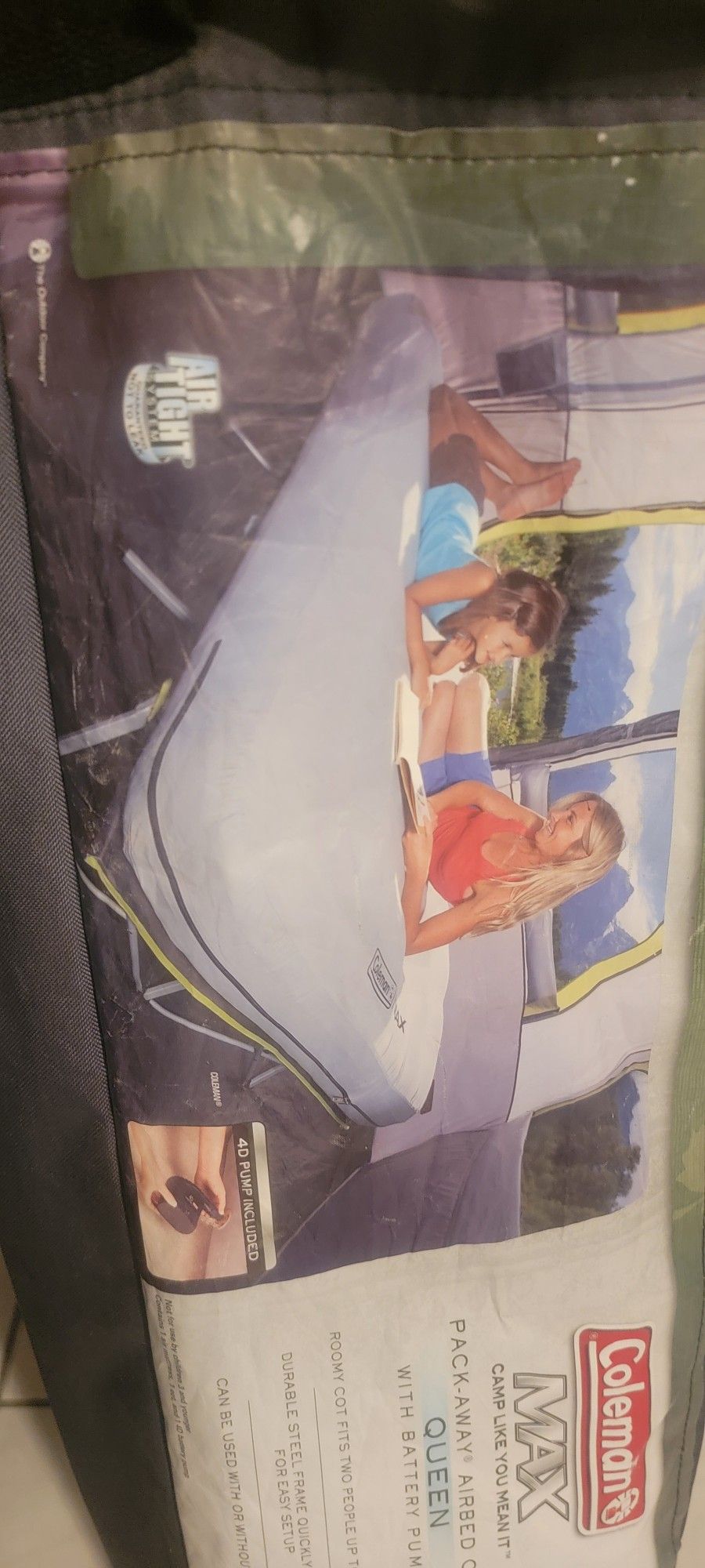 Coleman Airbed cot (no air mattress included)