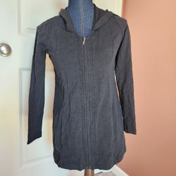 Pure Jill Long Zippered Sweatshirt 