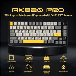 EPOMAKER Ajazz AK820 Pro 75% Wireless Mechanical Keyboard