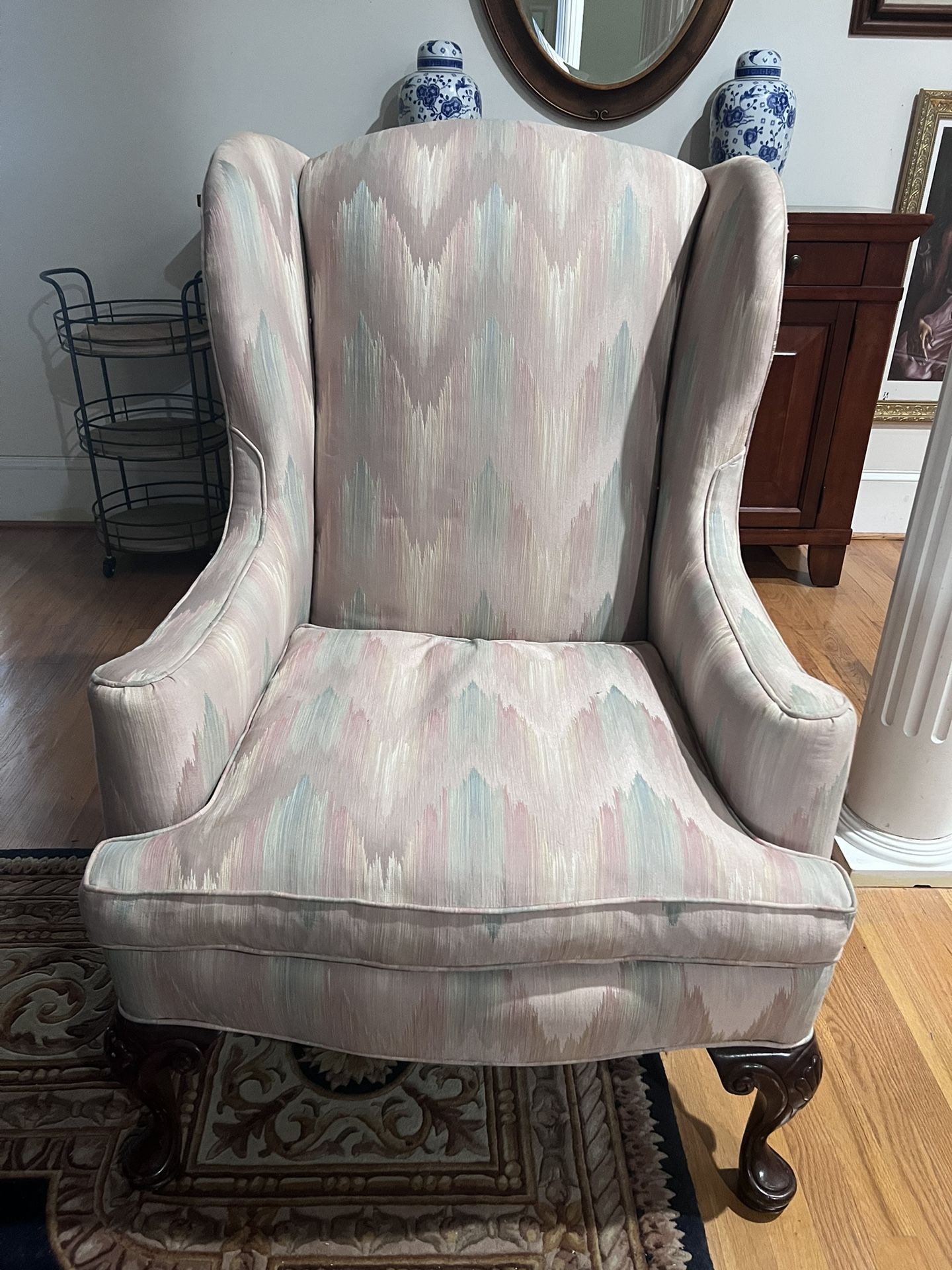 Multi Color High Wing Chair
