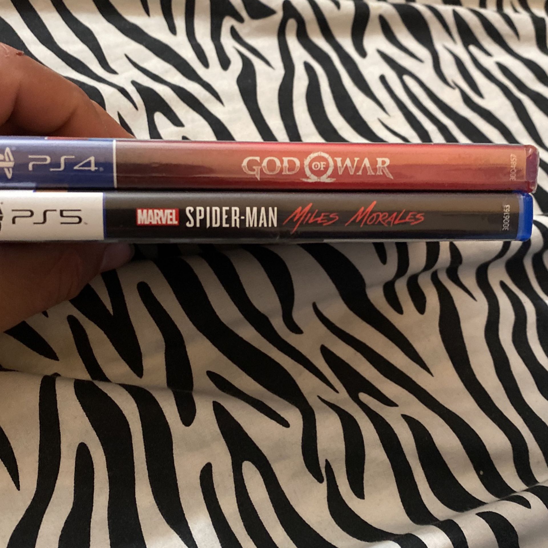 Brand New Sealed God Of War And  Spiderman Miles Morales  Ps5