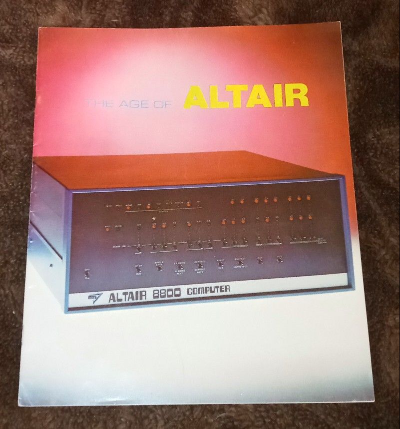 The Age of ALTAIR MITS Inc. 1975 ALTAIR 8800 Brochure Catalog Rare Hard to Find