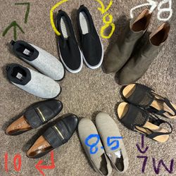 VARIETY OF WOMENS SHOES