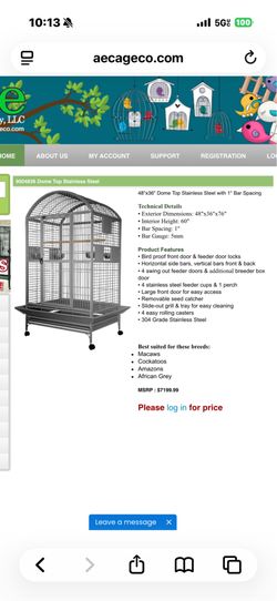 Large bird cage