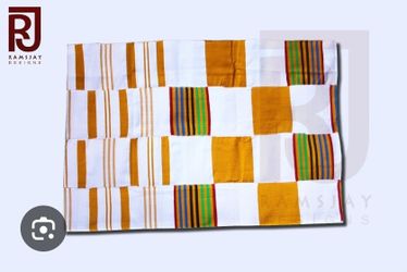 Kente Handwoven Cloth Ashanti Kente Ghana Asante African Art Textiles 6 yards 