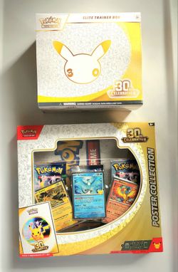 Pokemon 30th ETB & Poster Collection Bundle