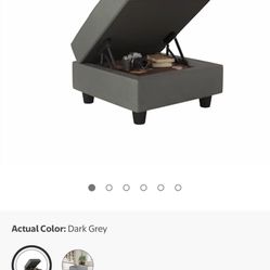 New ! 7 Ottomans And 2 Armrests  Couch 