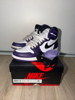 Jordan 1 Court Purple size 8
