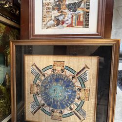 Authentic Egyptian  Art On Papyrus 