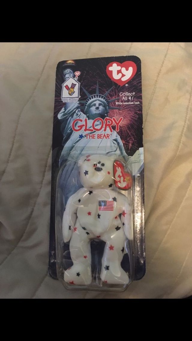 Rare McDonald’s Ty Glory the bear in the 1999