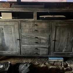 Charcoal TV Stand