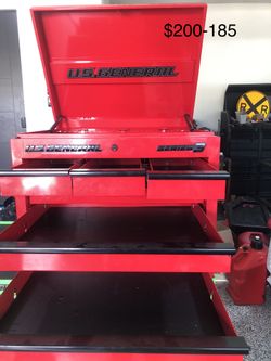 US General 4 drawer tool cart.