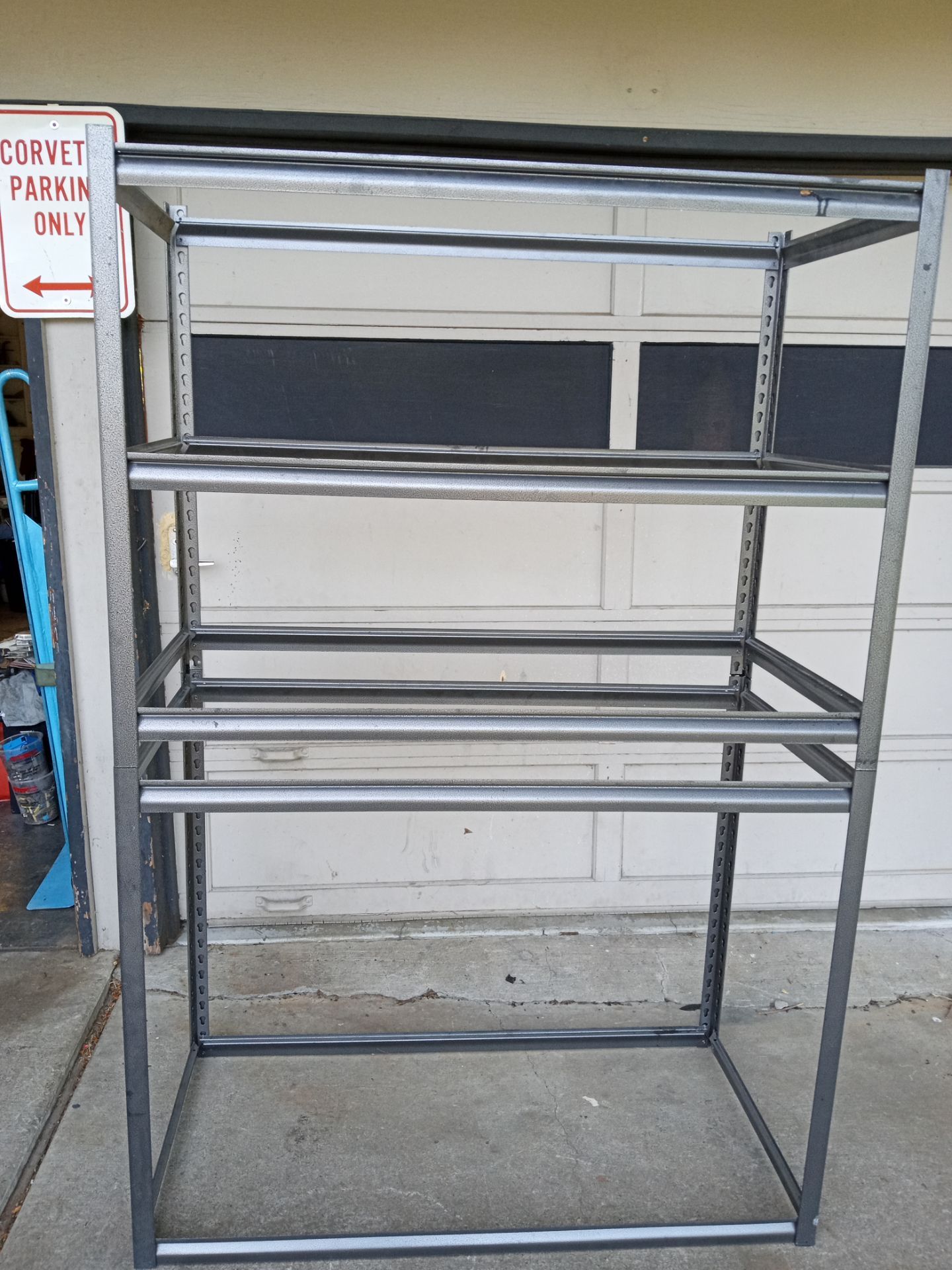 Metal shelf