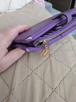 Lady Bei Bei Purple Card Wallet